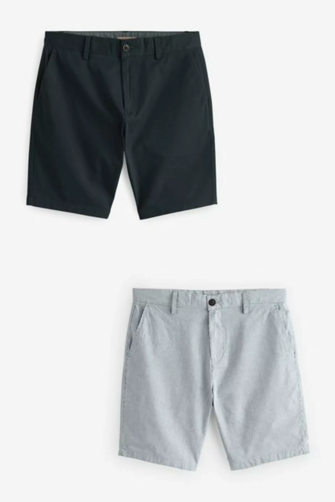 Next Chinoshorts 2er-Pack Slim Fit Chinoshorts mit Stretch (2-tlg) günstig online kaufen