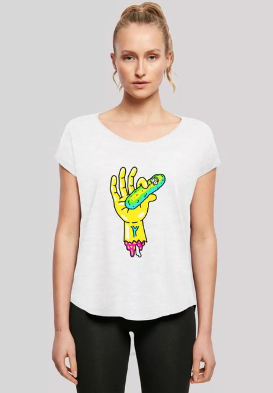 F4NT4STIC T-Shirt Rick and Morty Pickle Hand Print günstig online kaufen