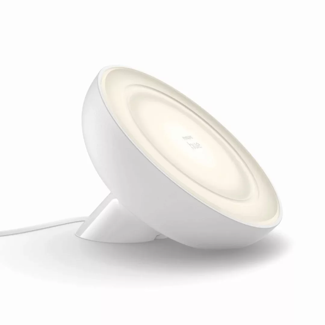 Philips Hue Bluetooth White & Color Ambiance Tischleuchte Bloom in Weiß günstig online kaufen