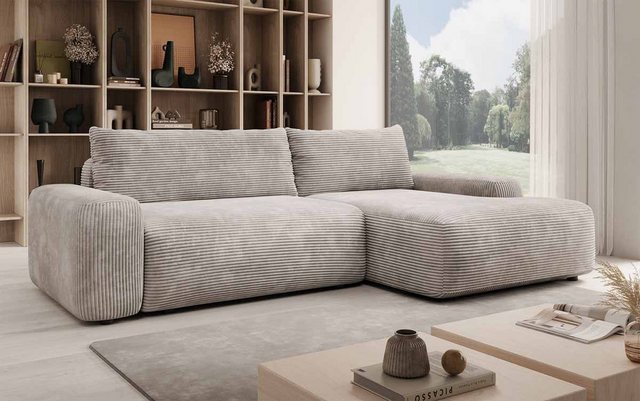 Luxusbetten24 Schlafsofa Designer Sofa Luma, mit Stauraum und Schlaffunktio günstig online kaufen