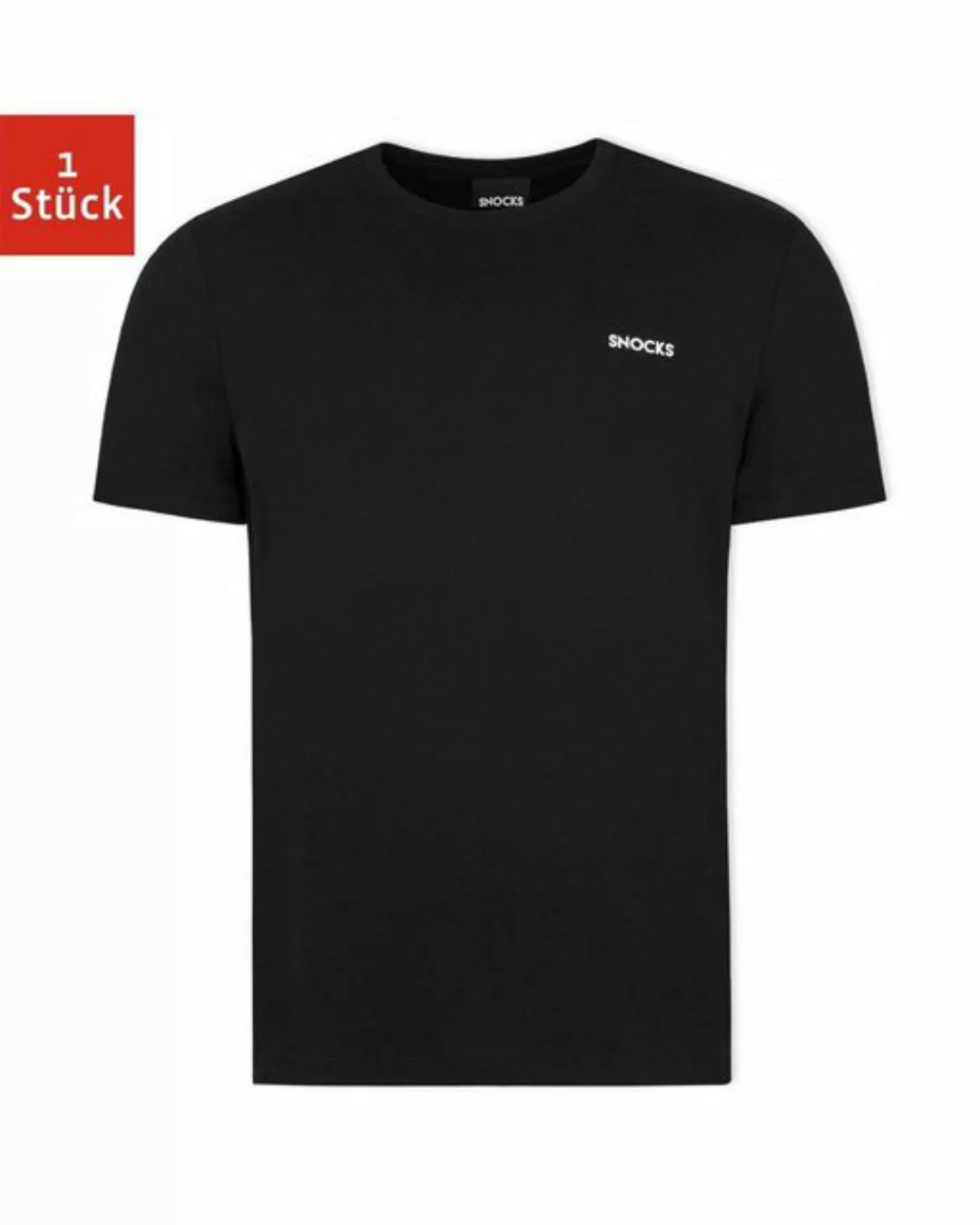 SNOCKS T-Shirt Basic T-Shirt Herren, Crew Neck Shirt (1-tlg) aus 100% Bio-B günstig online kaufen