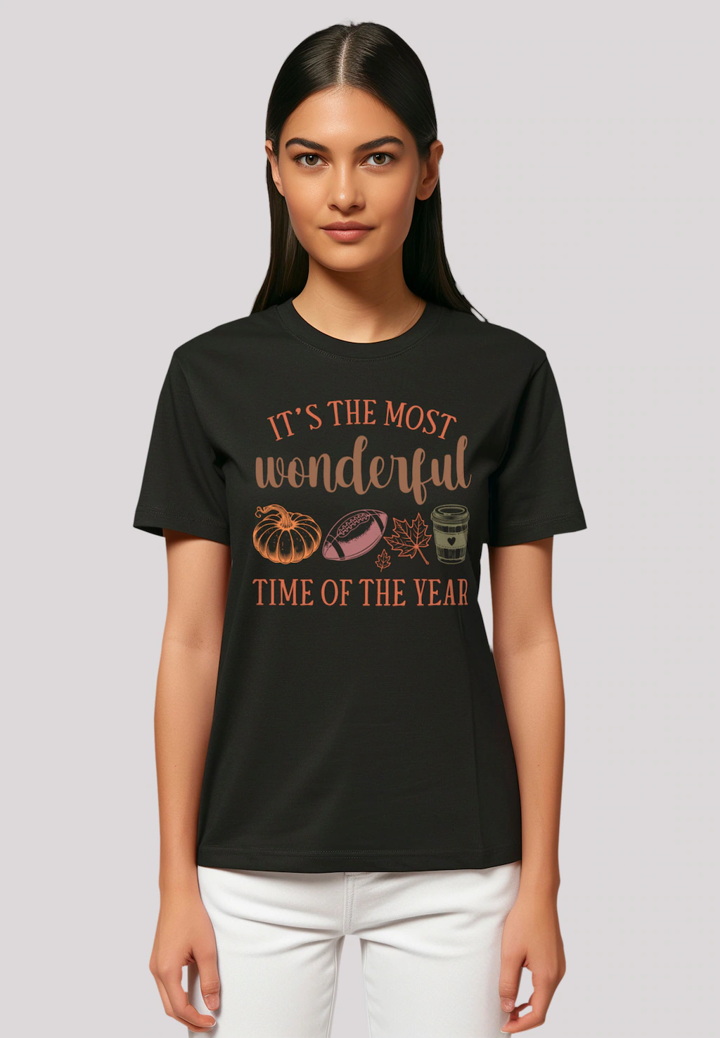 F4NT4STIC T-Shirt "Fall Herbst its the most wonderful time of the year", Pr günstig online kaufen