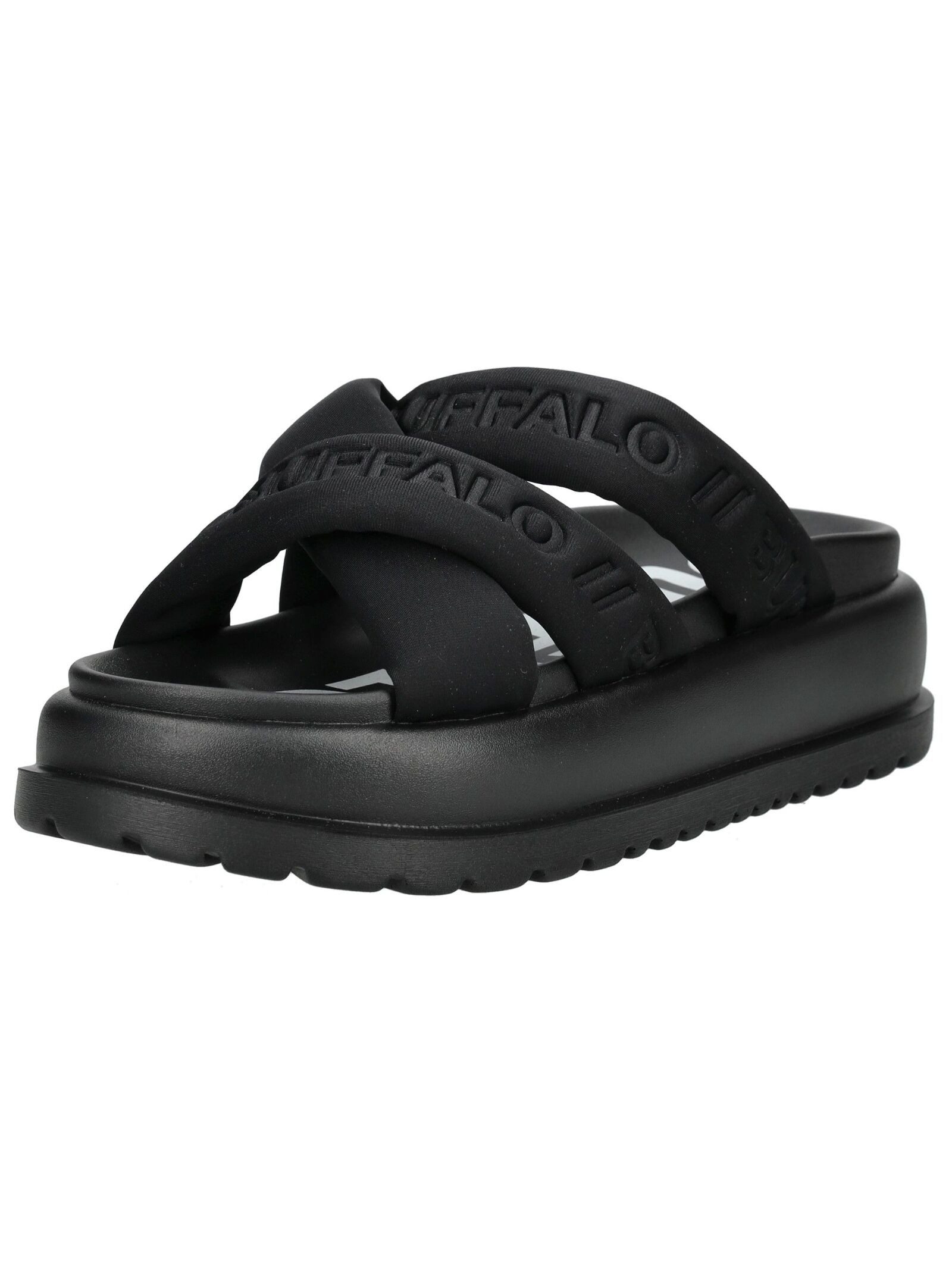 Buffalo Pantolette "Buffalo Pantoletten Lederimitat/Textil" günstig online kaufen