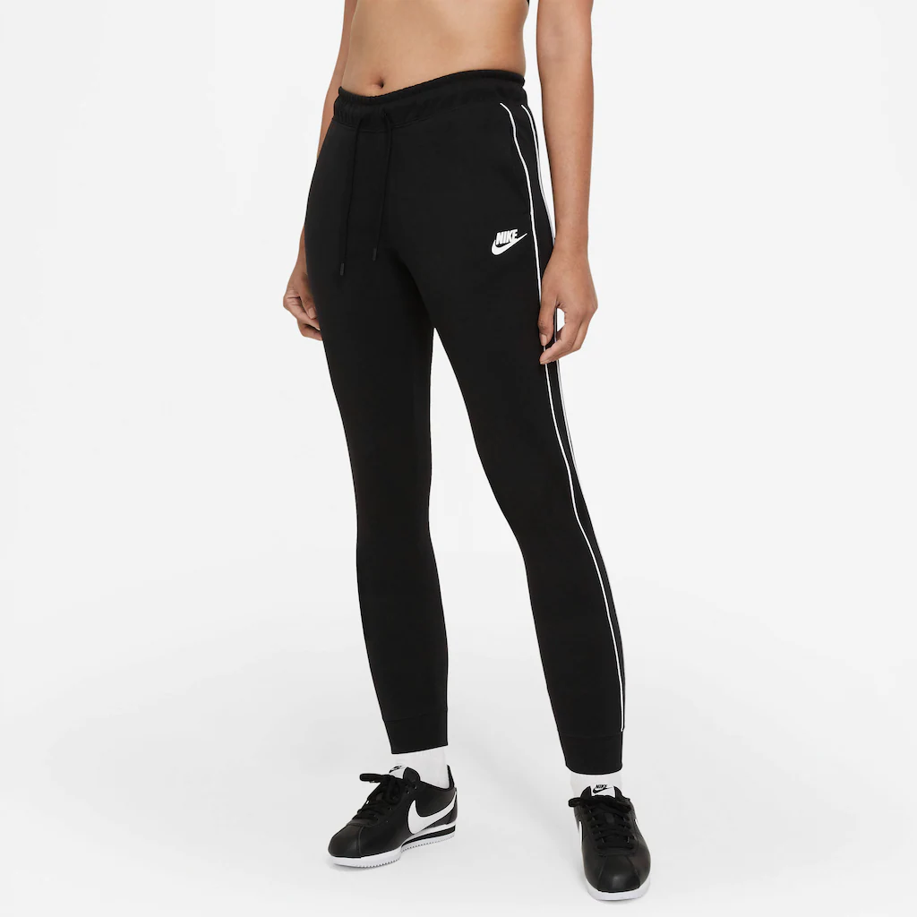 Nike Sportswear Millennium Essential Mid Rise Jogger XS Black / White günstig online kaufen