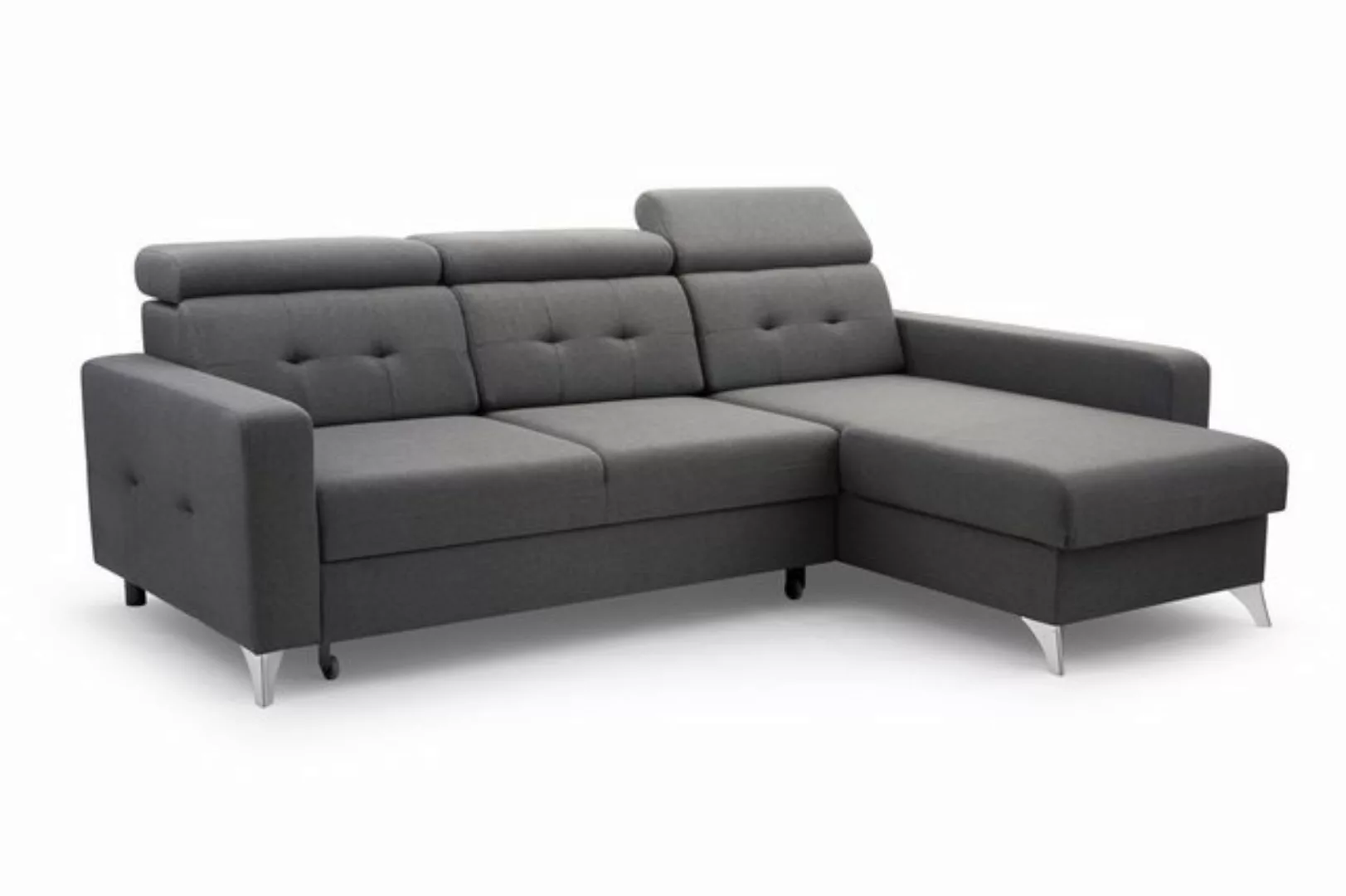 MOEBLO Ecksofa Liroy, Wohnzimmer Schlafsofa Sofagarnitur Sofa Eckcouch L-Fo günstig online kaufen