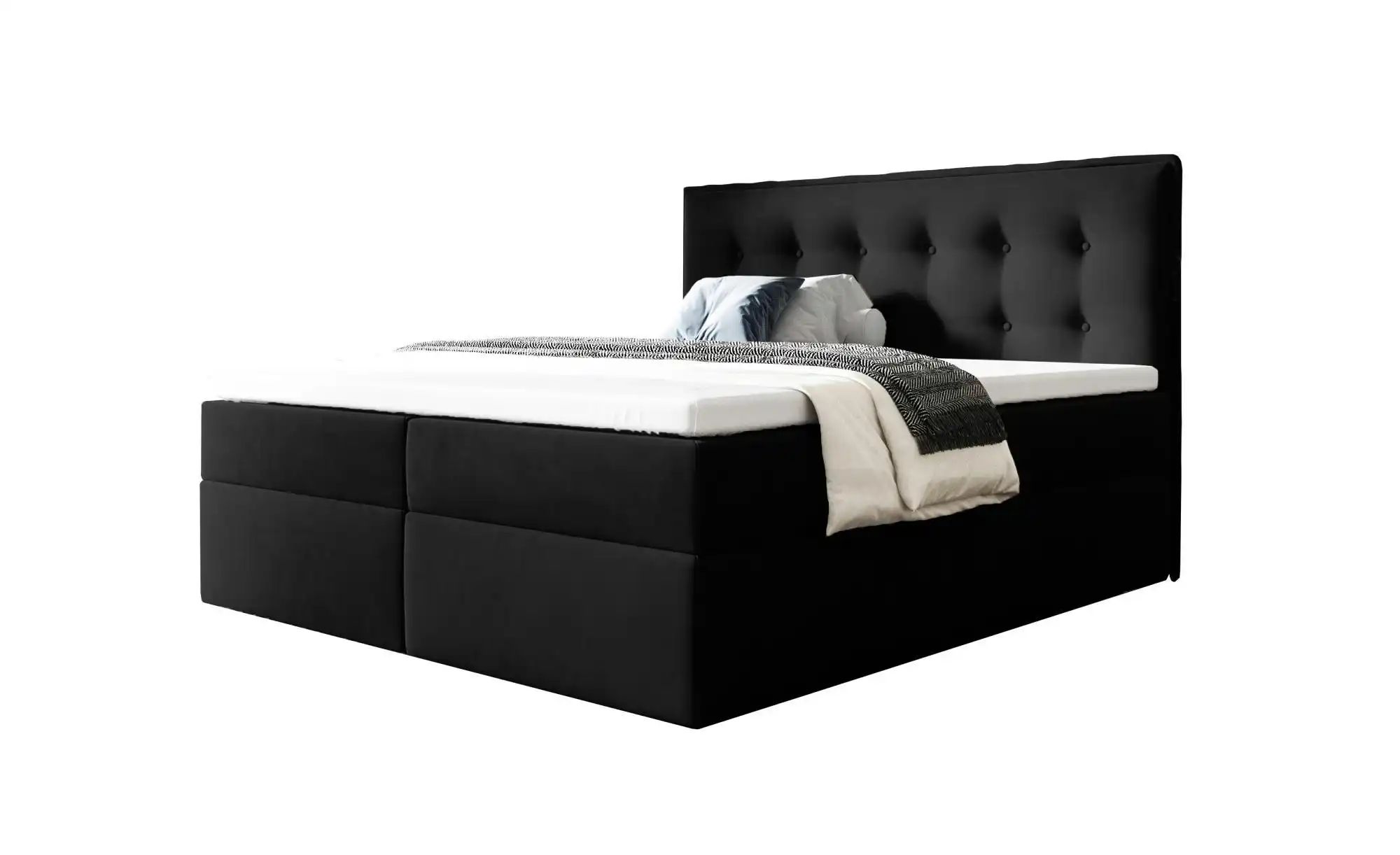 Boxbett mit Bettkasten Focus ¦ schwarz ¦ Maße (cm): B: 120 H: 110 Betten > günstig online kaufen