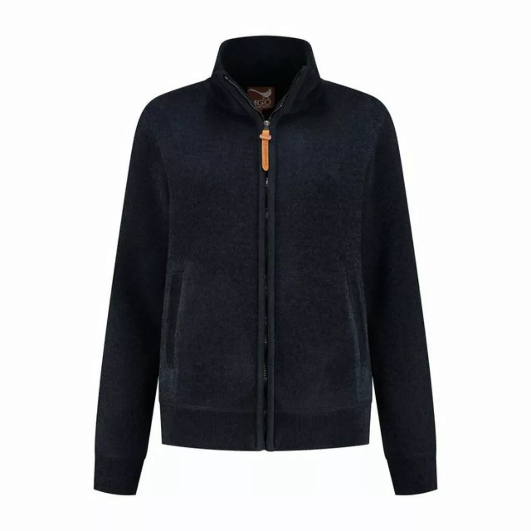 MGO Strickjacke MGO Nora Cardigan Lady Navy XL günstig online kaufen