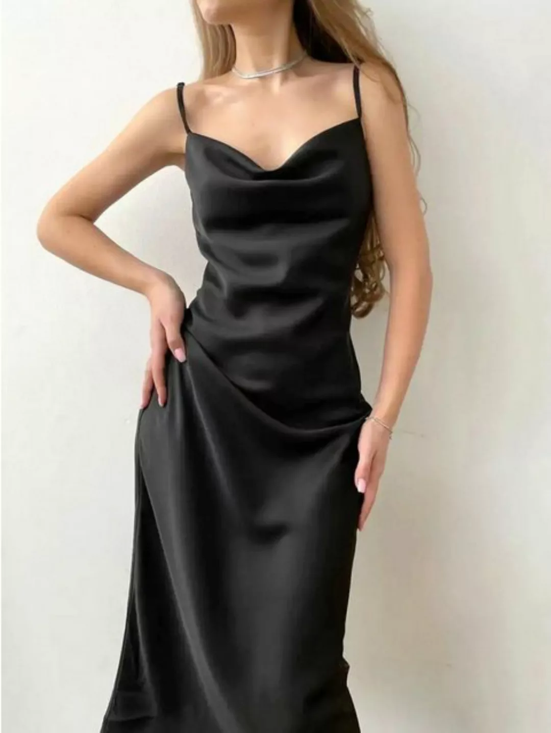 RUZU UG Dirndl Midikleid Sexy Kleid Elegantem,Lockerem Strapsrock günstig online kaufen