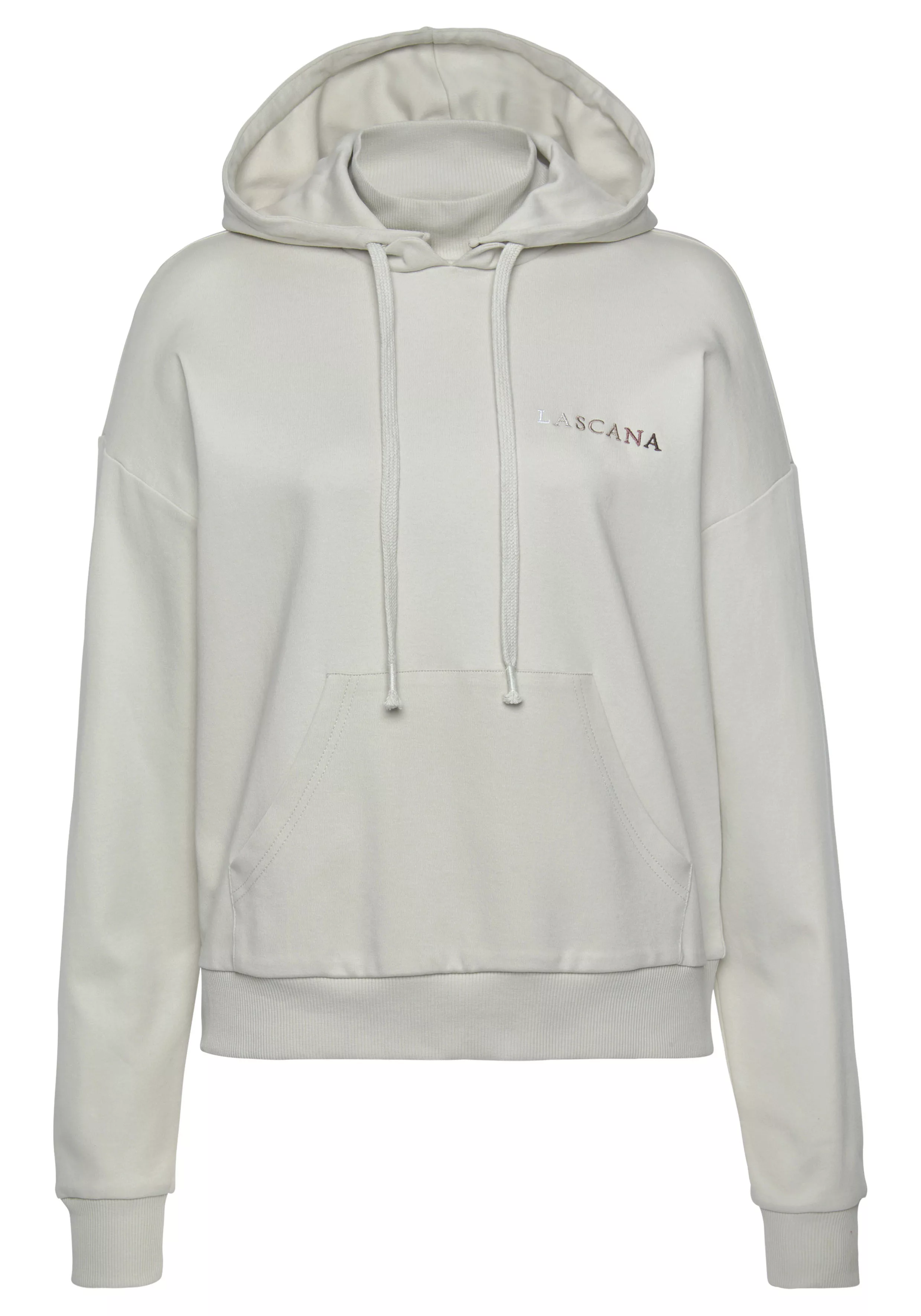 LASCANA Kapuzensweatshirt Circular Collection Loungewear, Loungeanzug, Hood günstig online kaufen