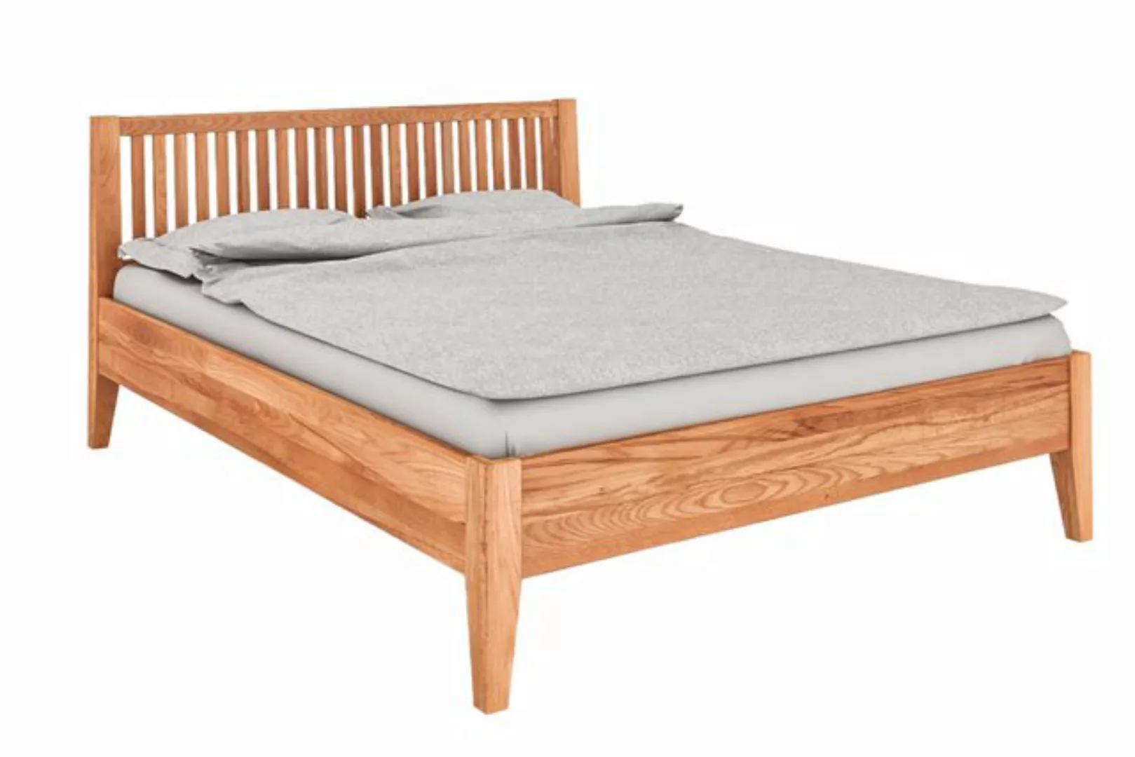 byoak Bett ODYS 90 x 220 aus Massivholz, mit Holzkopfteil, Naturgeölt günstig online kaufen