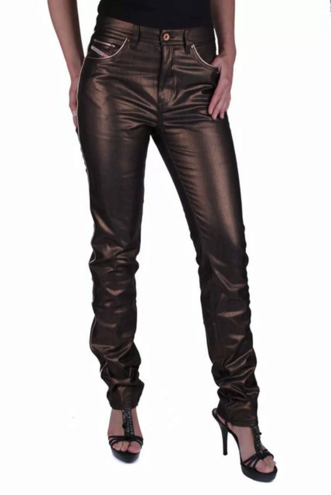 DIESEL BLACK GOLD Röhrenhose Diesel Damen Black Gold "Kycut 00AXC" Hose Sli günstig online kaufen