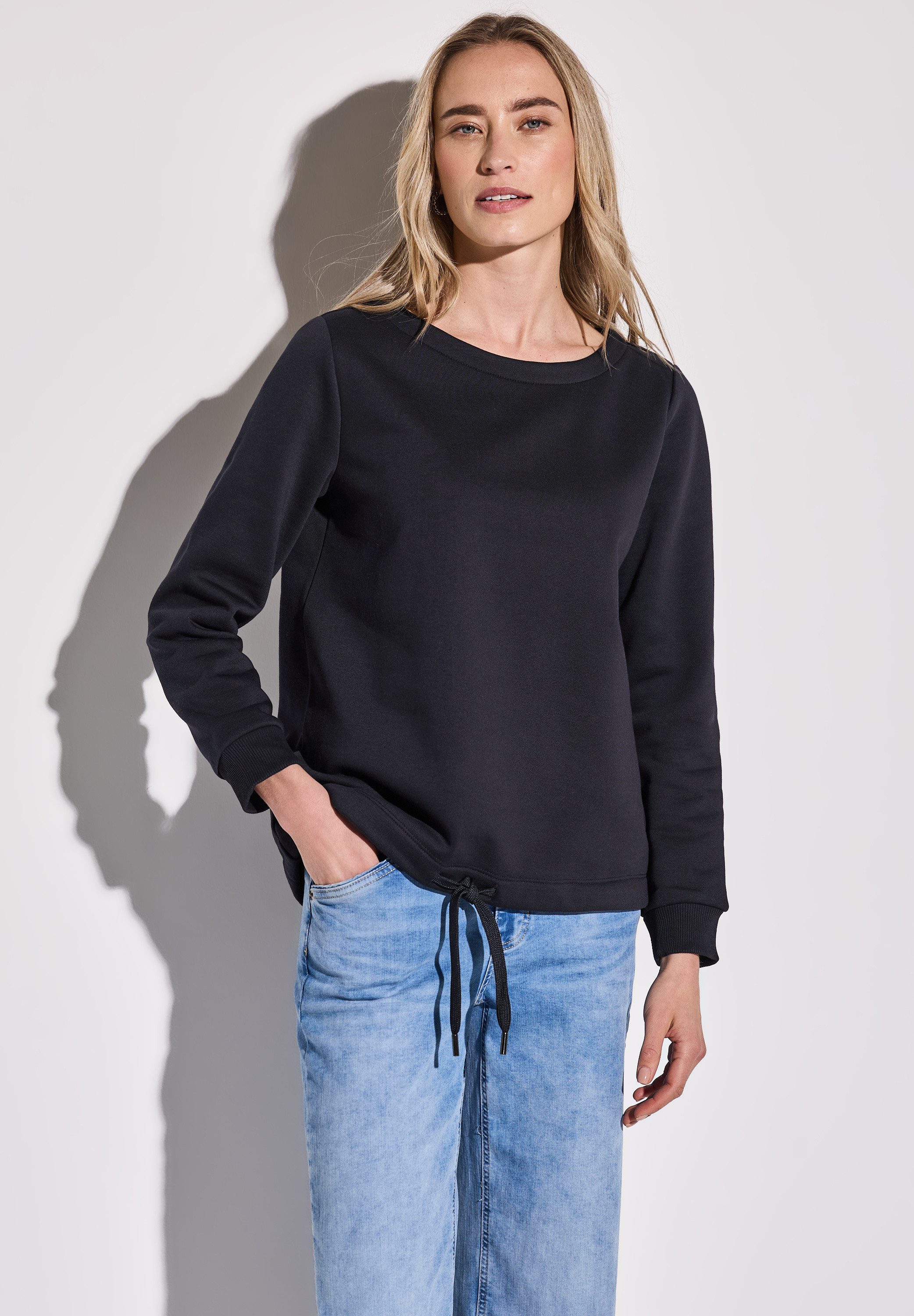 STREET ONE Sweatshirt, im soften Baumwoll-Mix günstig online kaufen