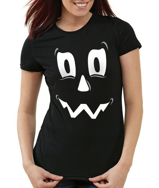 style3 T-Shirt Spuk Geist Halloween Fasching Kostüm Kürbis-Kopf Party Funsh günstig online kaufen