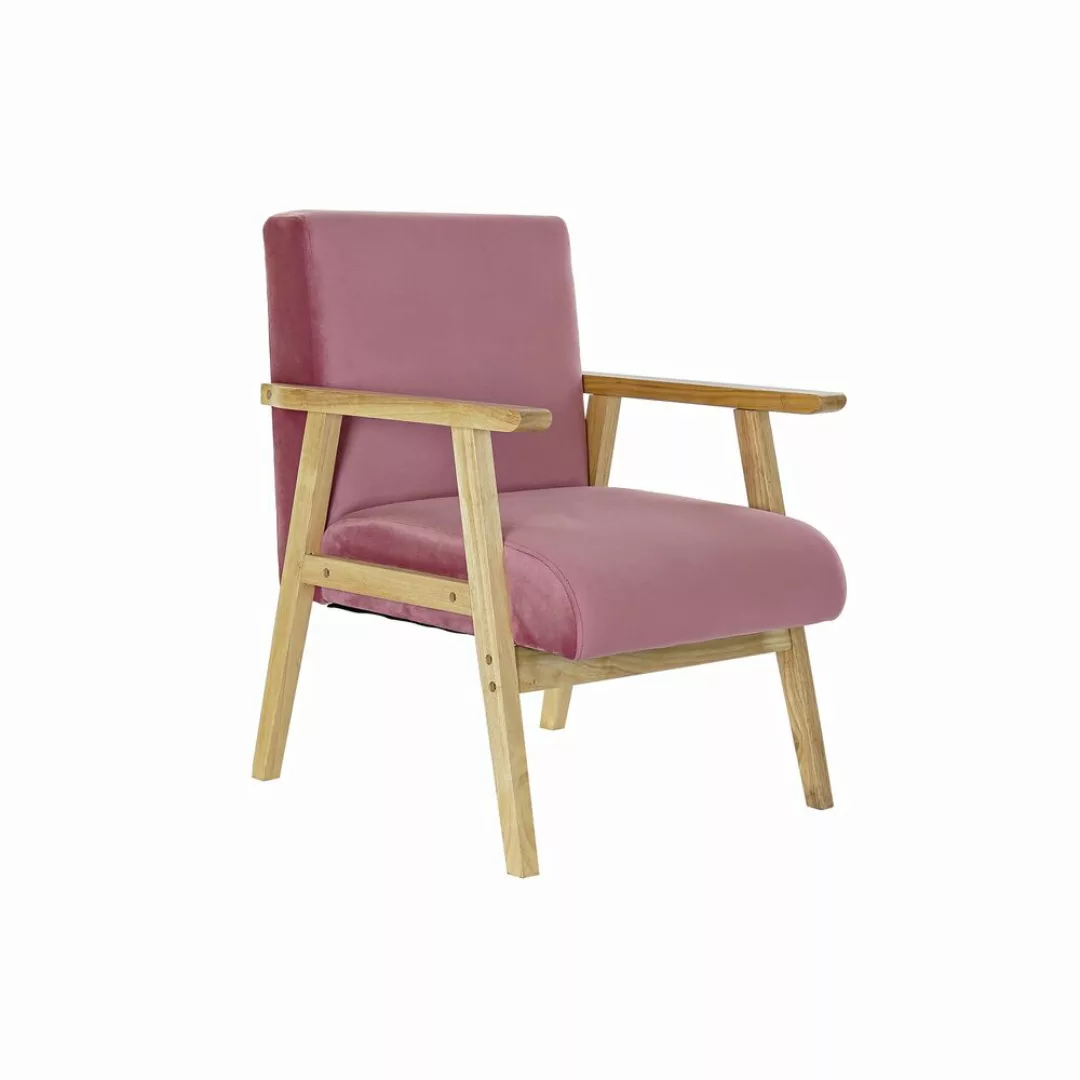 Sitz Dkd Home Decor Rosa Polyester Holz Mdf (61 X 63 X 77 Cm) günstig online kaufen