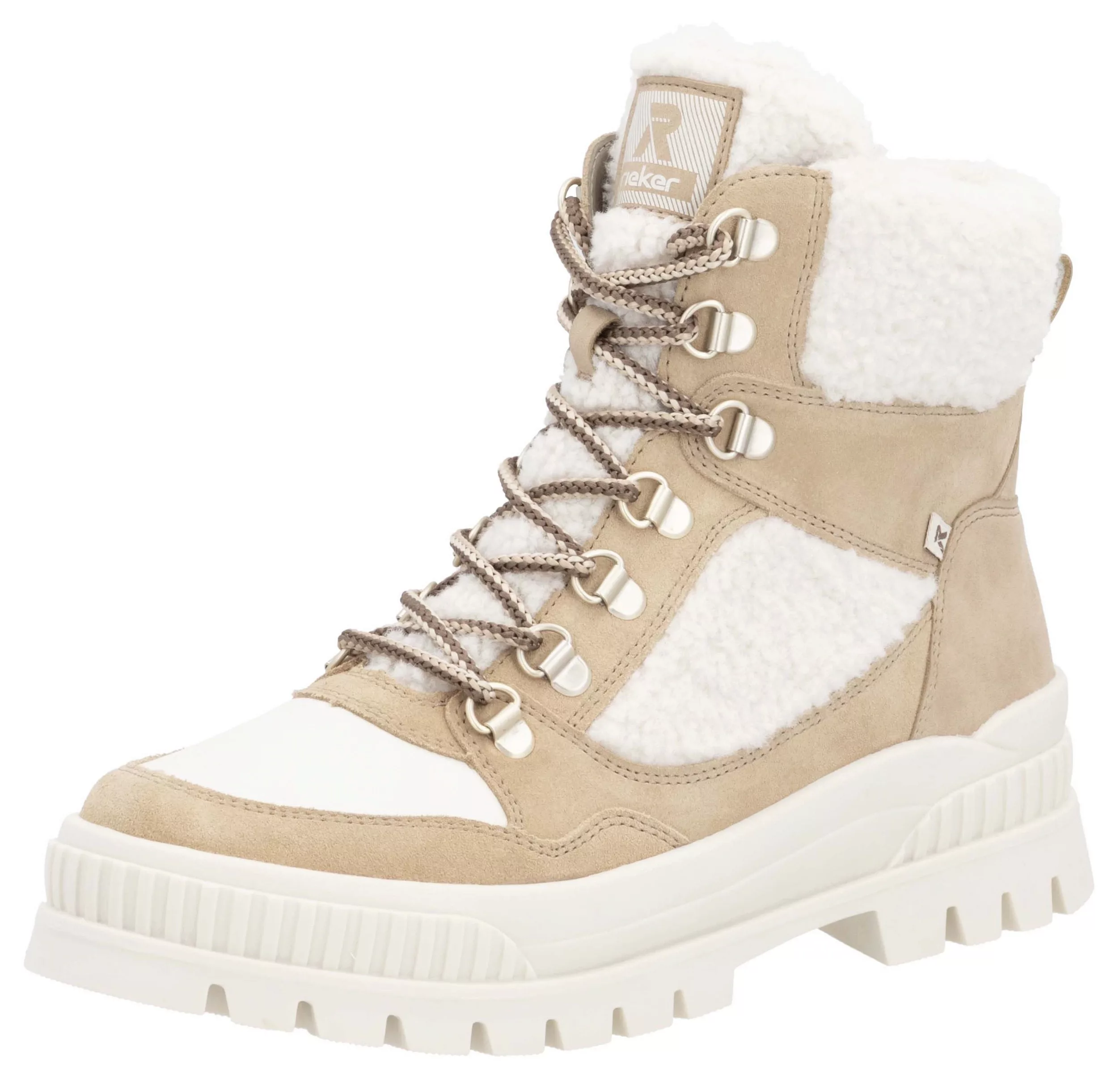 Rieker R-Evolution Schnür Boots Damen beige günstig online kaufen