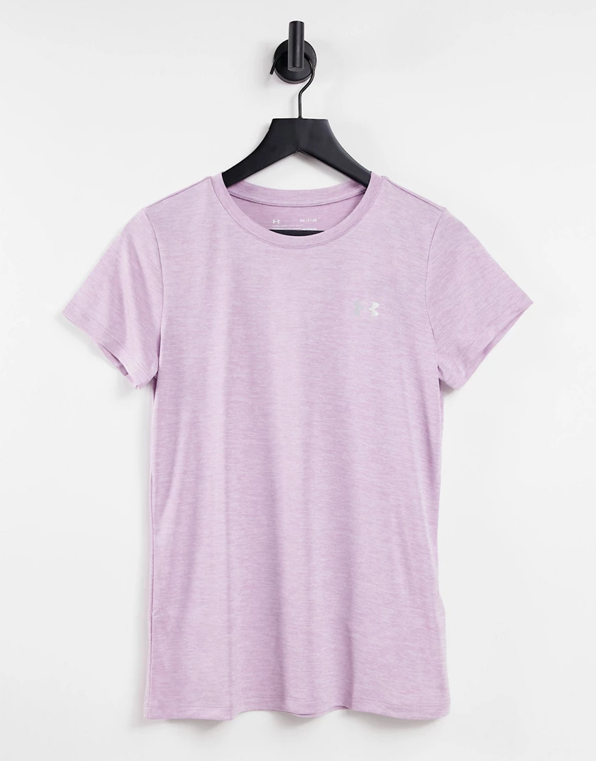 Under Armour – Funktions-T-Shirt in Mauve-Lila günstig online kaufen