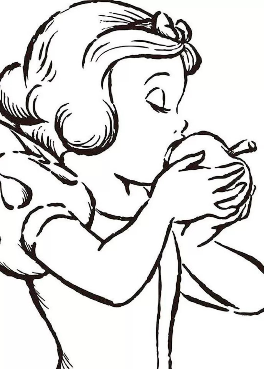 Komar Poster »Snow White Apple Bite - white«, Disney, (1 St.), Kinderzimmer günstig online kaufen