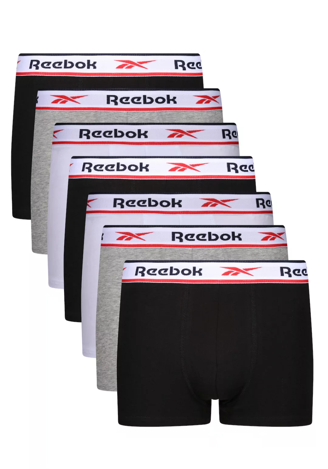 Reebok Boxer "AMARI", Multipack mit atmungsaktiver Baumwollmischung günstig online kaufen