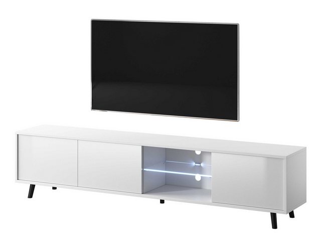 Furnix TV-Schrank Lazano Fernsehschrank 175 cm stillvolle Kommode mit Türen günstig online kaufen