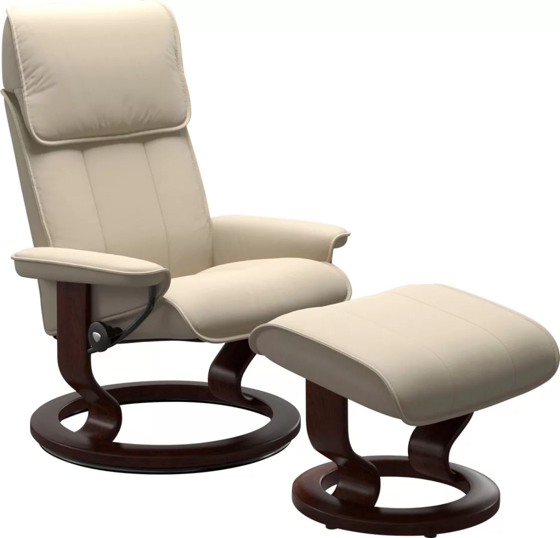 Stressless® Relaxsessel »Admiral«, (Set, Relaxsessel inkl. Hocker), mit Cla günstig online kaufen