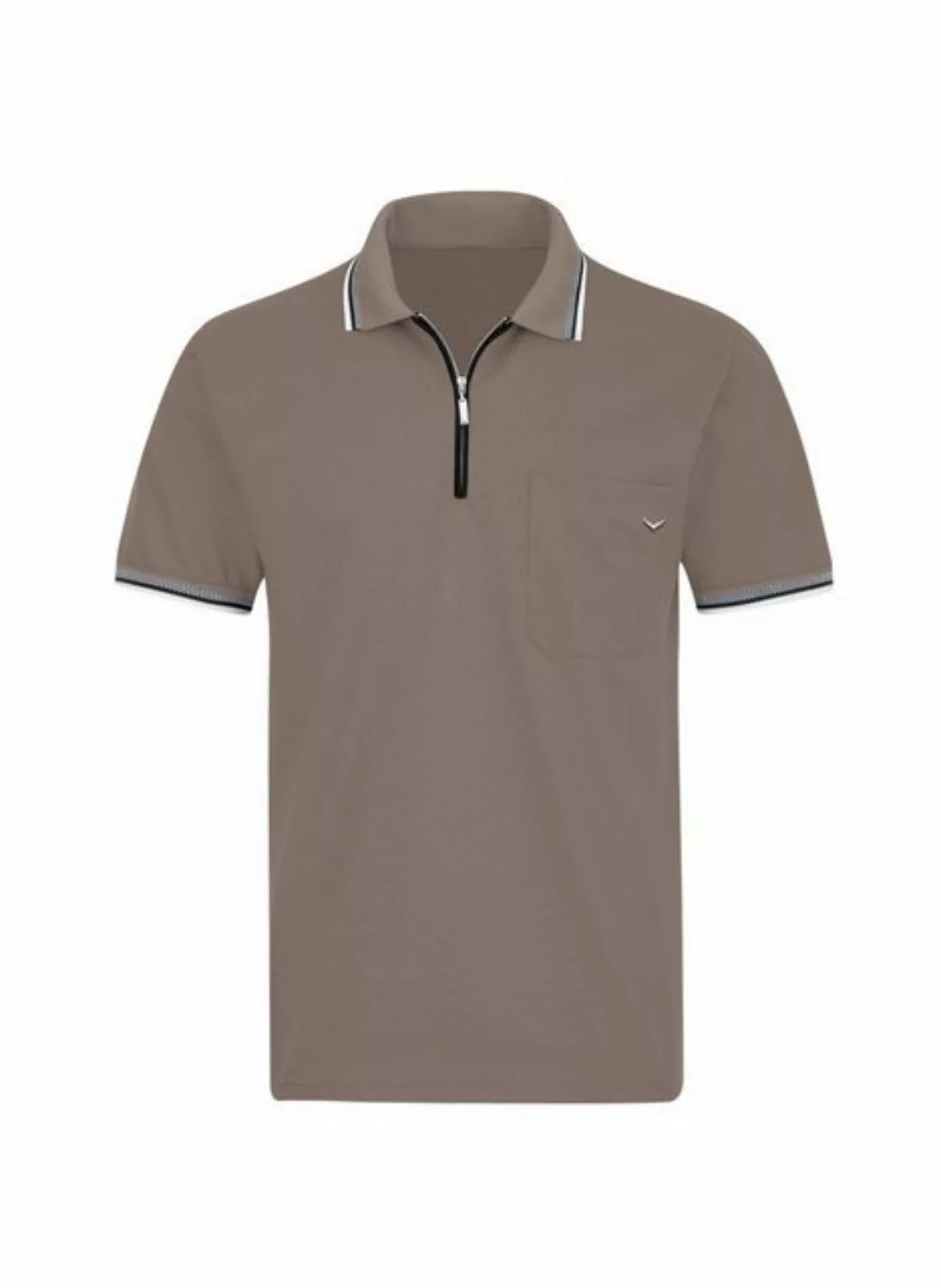 Trigema Poloshirt "TRIGEMA Poloshirt mit Reißverschluss", (1 tlg.) günstig online kaufen