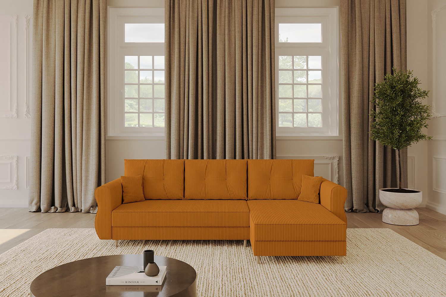 ALTDECOR Ecksofa APOL-L, Couch mit Schlaffunktion, günstig online kaufen