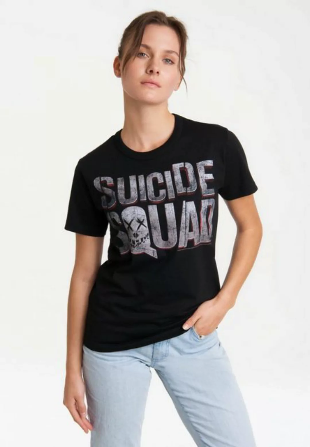 LOGOSHIRT T-Shirt Suicide Squad Logo mit lizenziertem Print günstig online kaufen