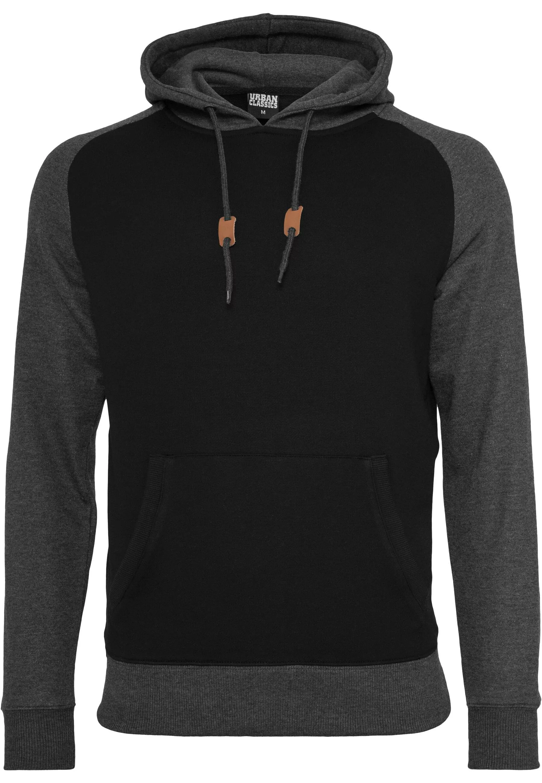 URBAN CLASSICS Kapuzensweatshirt "Urban Classics Herren Raglan Contrast Hoo günstig online kaufen