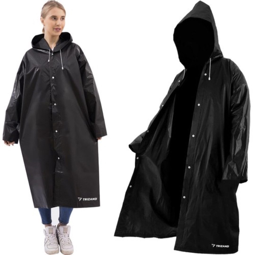 Trizand Regenjacke Fahrrad Regenmantel Regenponcho mit günstig online kaufen
