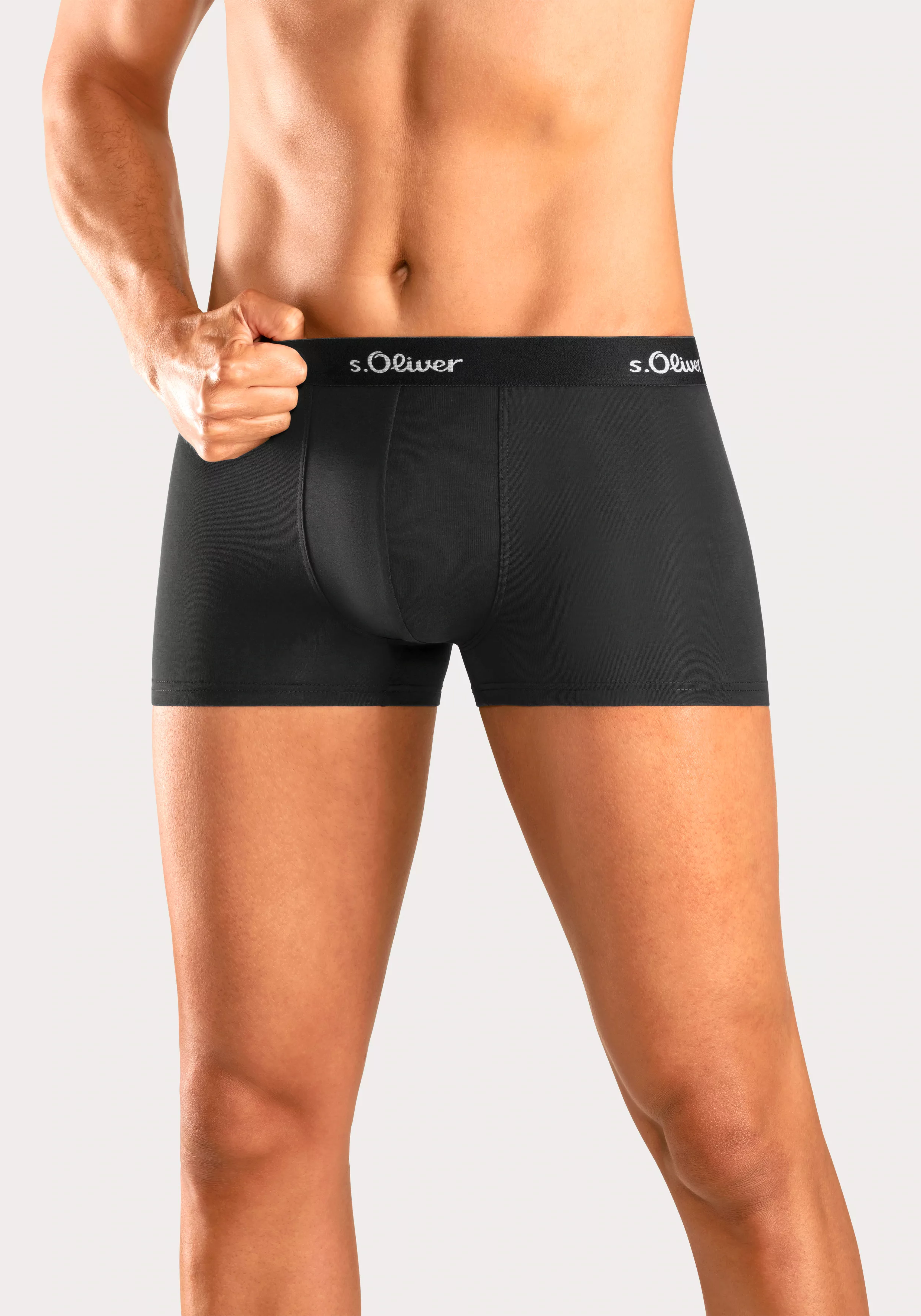 s.Oliver Boxer "Boxershorts für Herren", (3 St.), klassisches Basic für jed günstig online kaufen