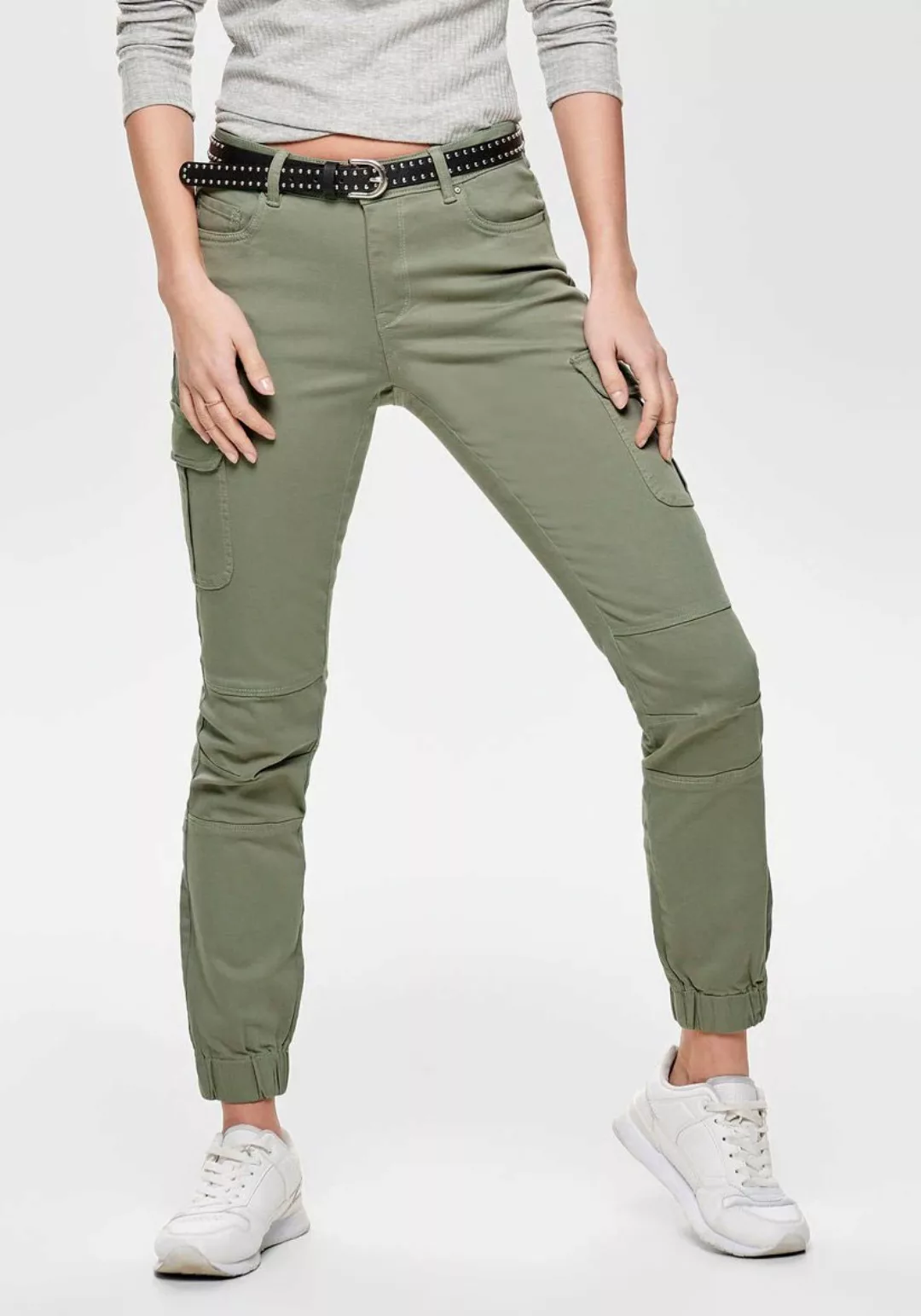 Only Damen Cargo Jeans ONLMISSOURI REG ANK LIFE - Slim Fit günstig online kaufen