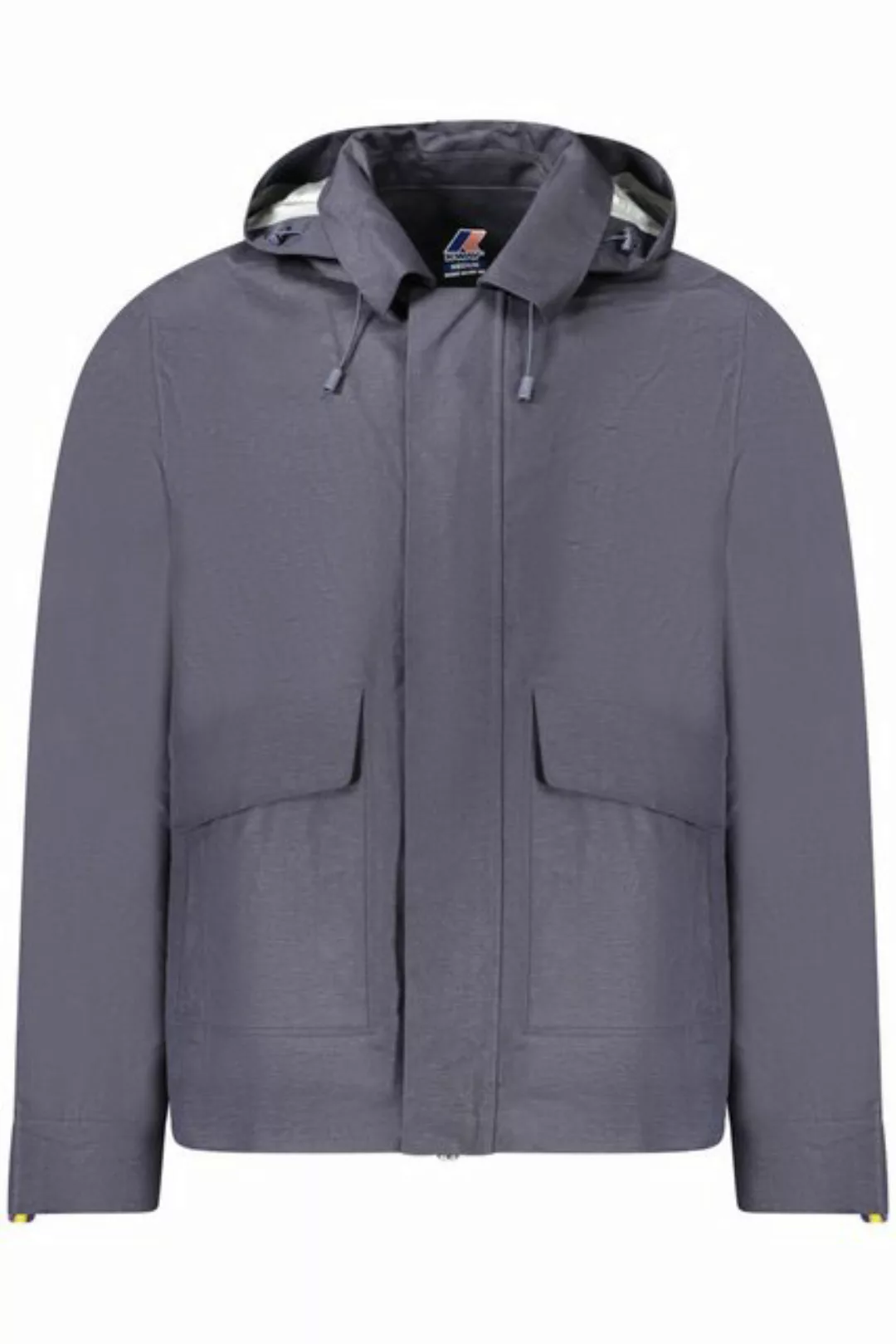 K-Way Outdoorjacke Herren Sportjacke Blau mit Abnehmbarer Kapuze & Taschen- günstig online kaufen