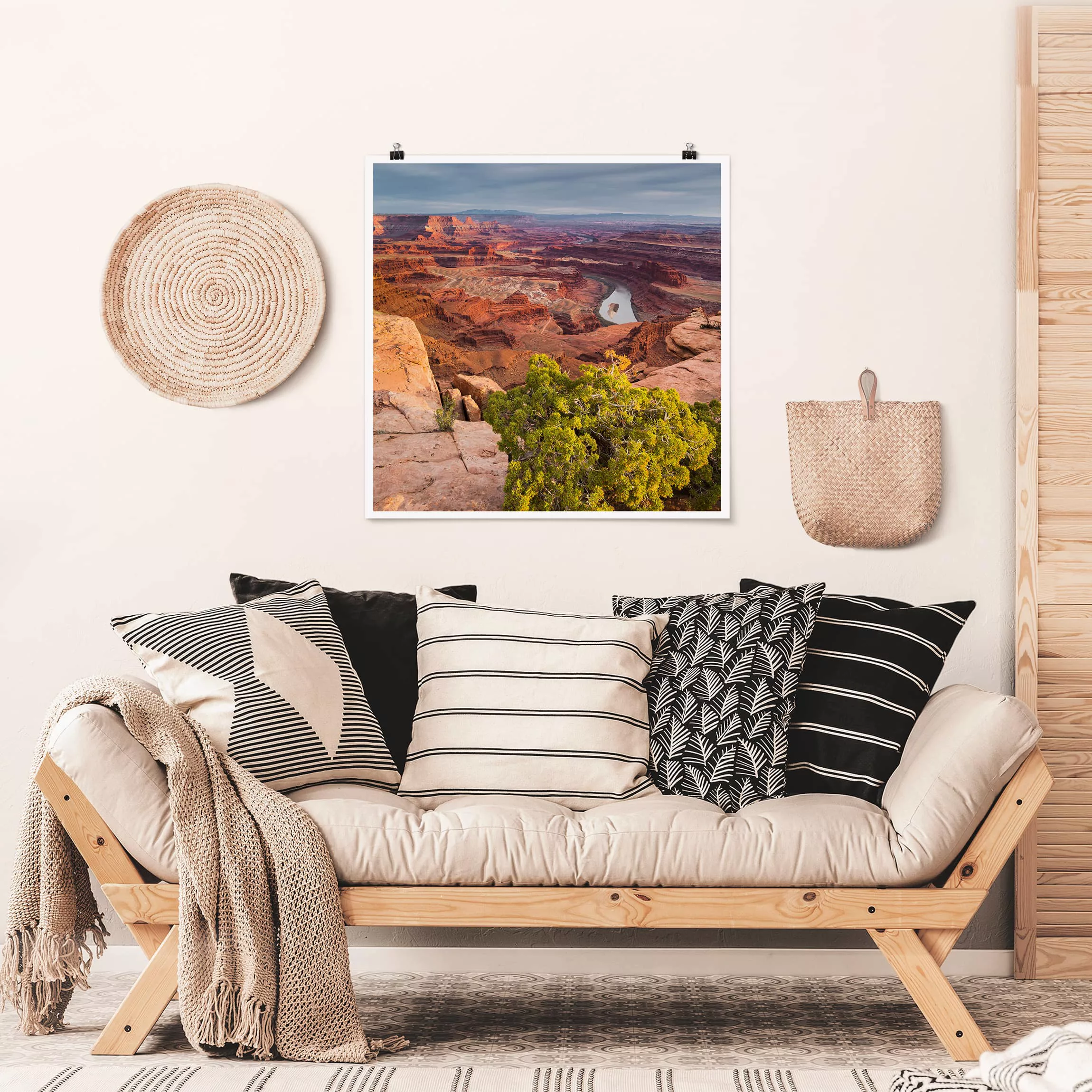 Poster Natur & Landschaft - Quadrat Dead Horse Point Canyonlands National P günstig online kaufen