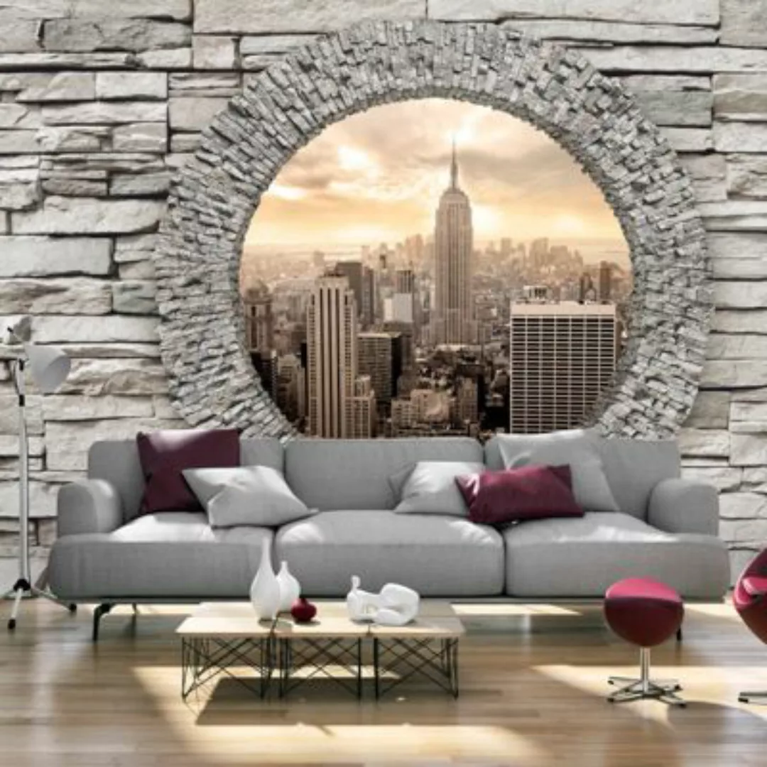 artgeist Fototapete Secret Window mehrfarbig Gr. 350 x 245 günstig online kaufen