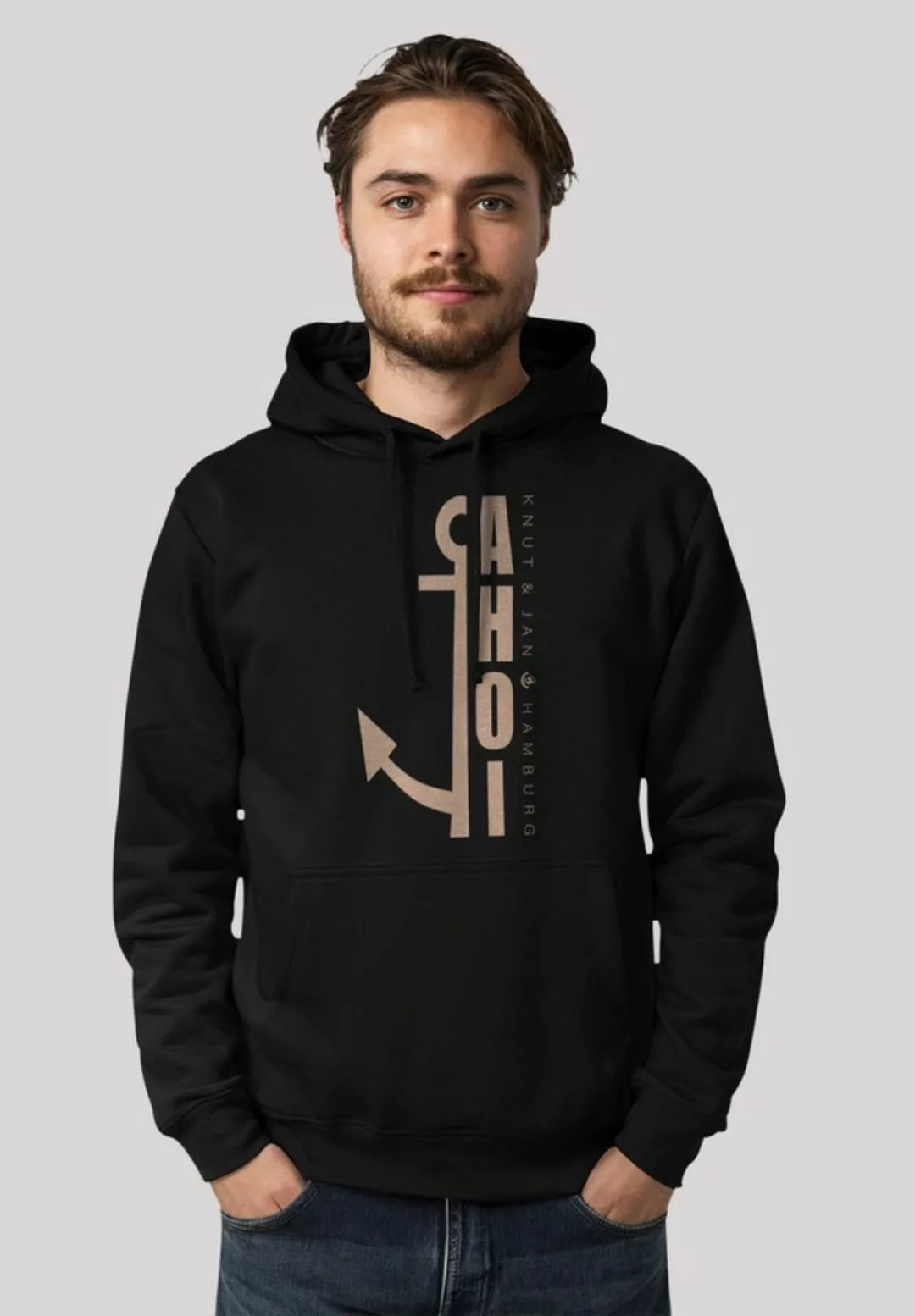 F4NT4STIC Kapuzenpullover "Ahoi Anker Knut & Jan Hamburg", Premium Qualität günstig online kaufen