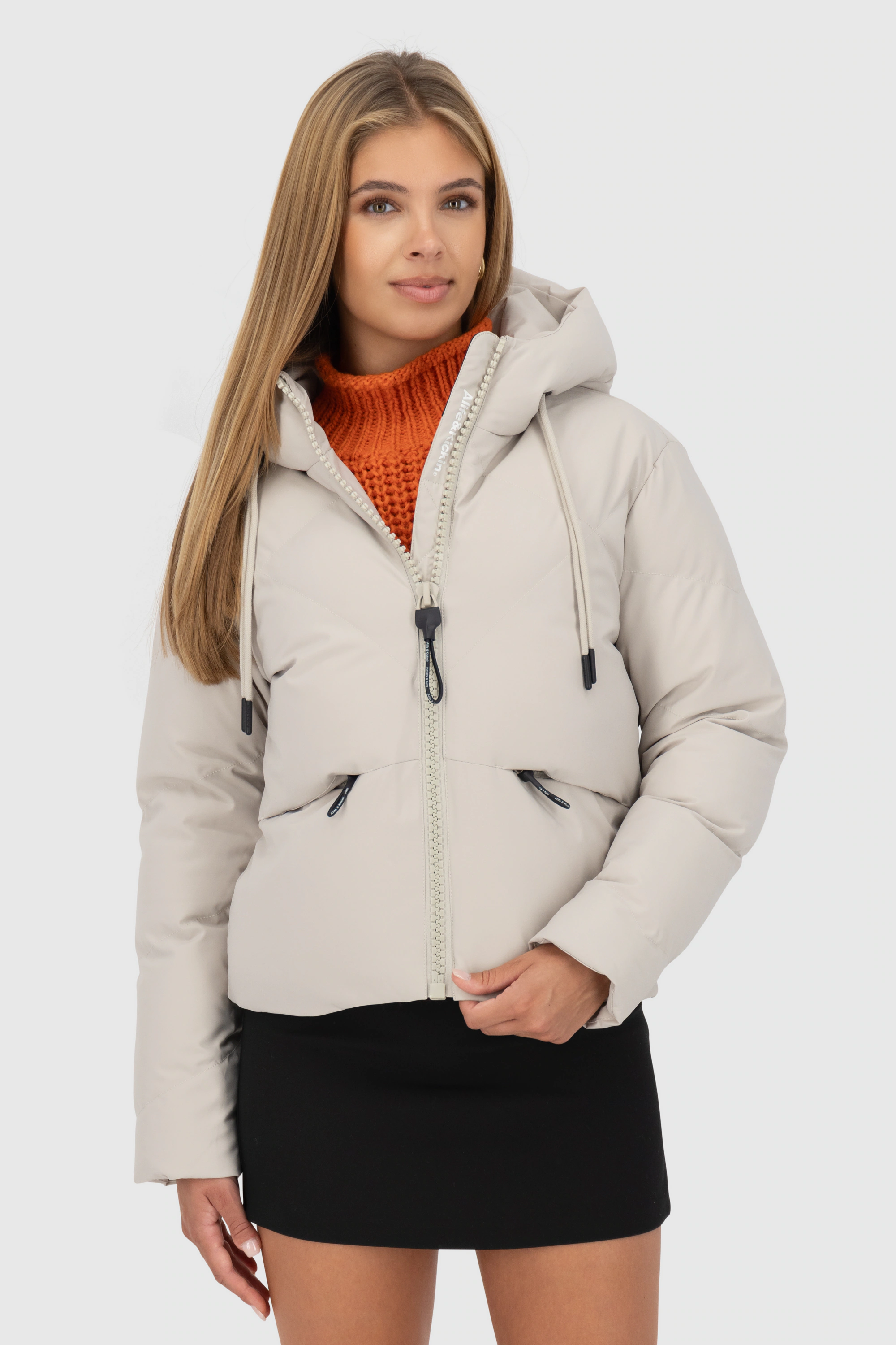 Alife & Kickin Steppjacke "Damen MurielAK A", mit Kapuze, Kurze warme moder günstig online kaufen