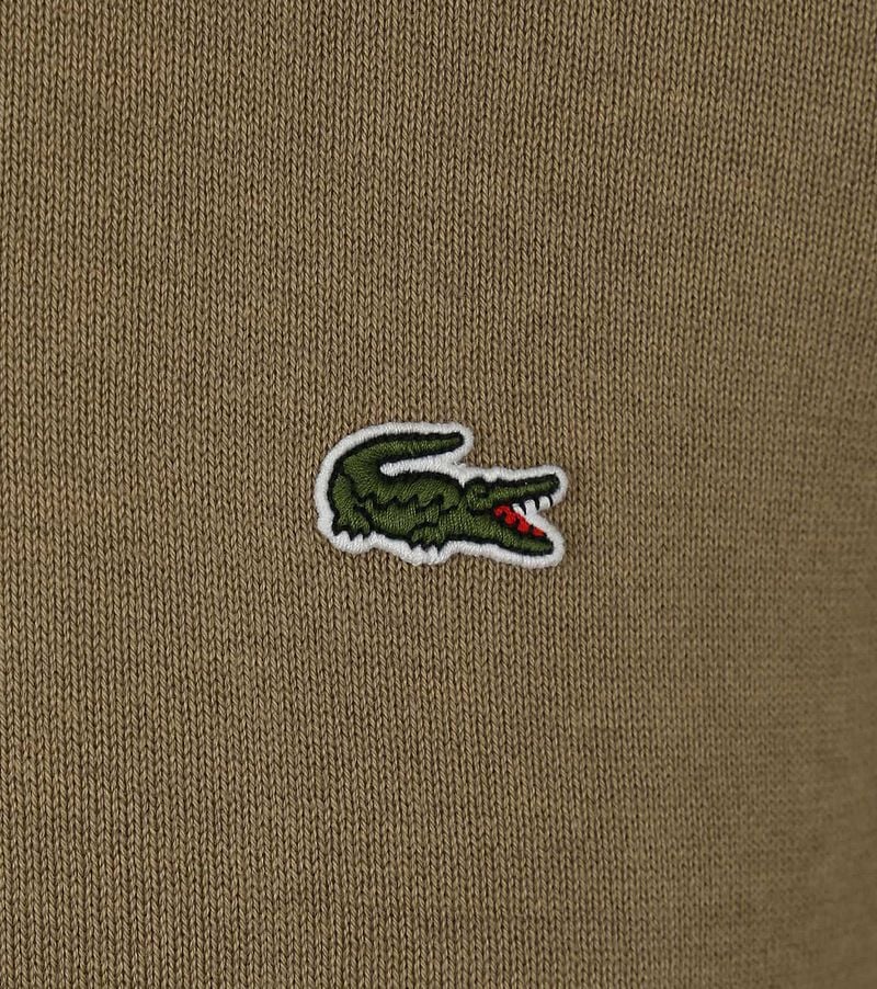 Lacoste Pullover Grün Beige - Größe XL günstig online kaufen