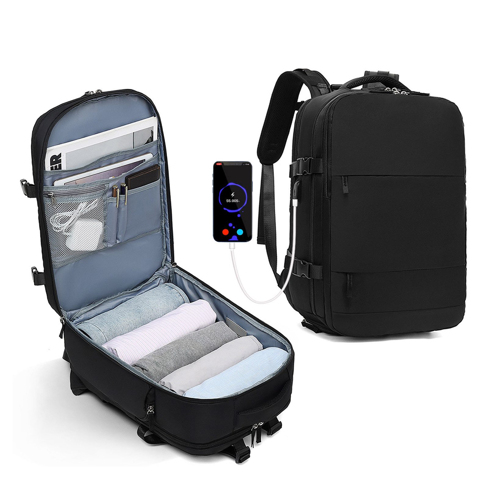 TAN.TOMI Reiserucksack 22L Groß Handgepäck Rucksack günstig online kaufen