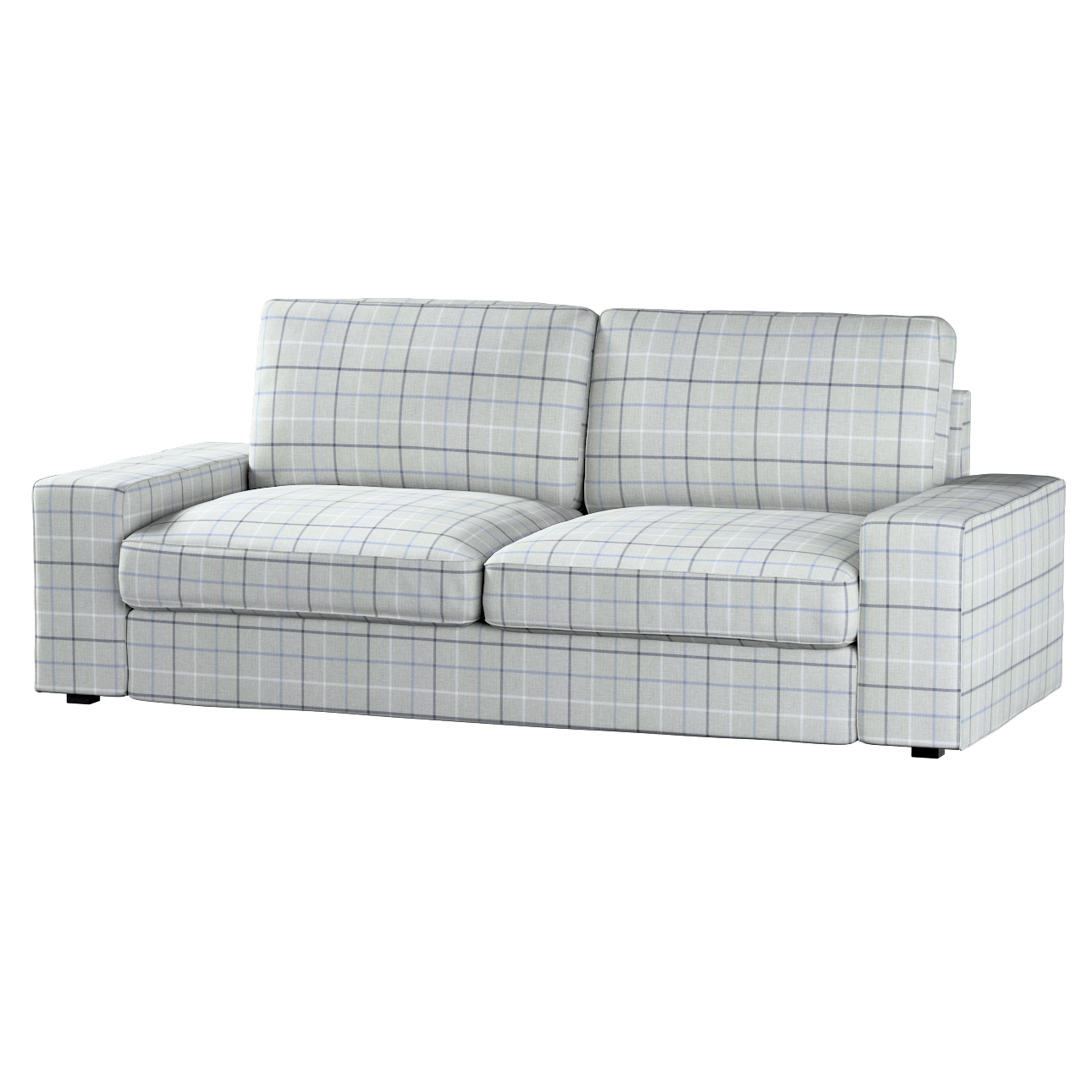 Bezug für Kivik 3-Sitzer Sofa, hellblau- grau, Bezug für Sofa Kivik 3-Sitze günstig online kaufen