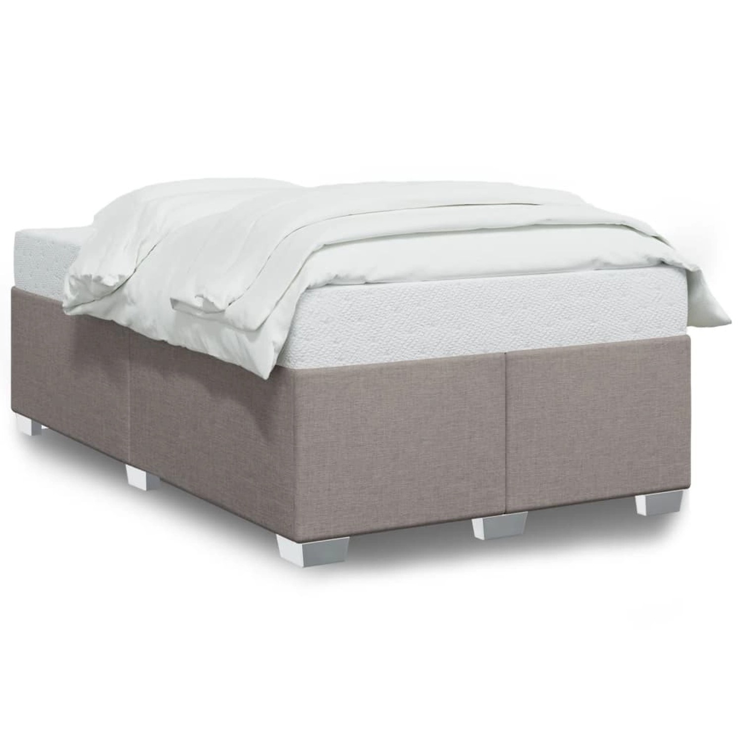 vidaXL Bettgestell Taupe 120x200 cm Stoff Modell 42101093 günstig online kaufen