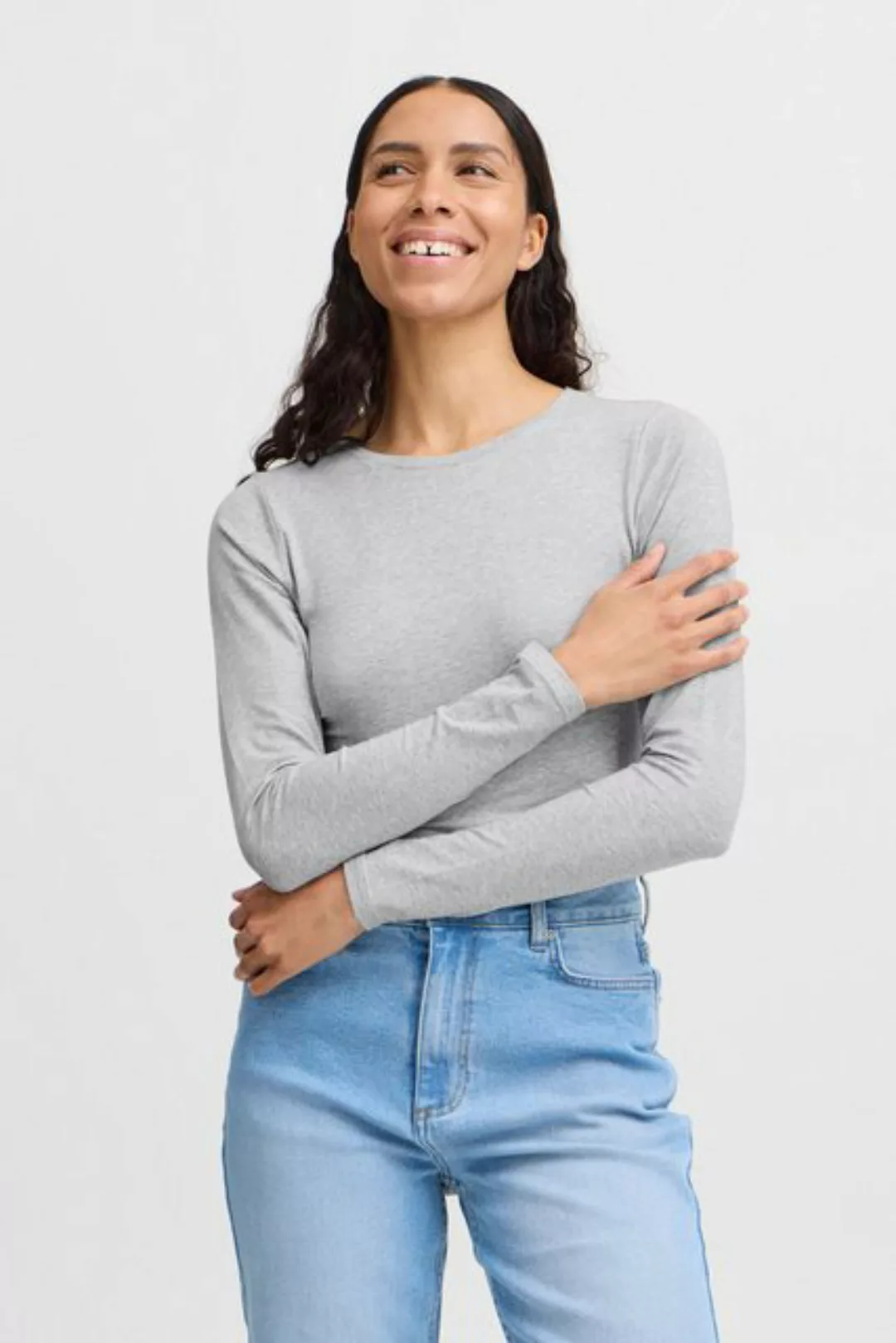 b.young Sweatshirt BYPAMILA Basic Longsleeve günstig online kaufen