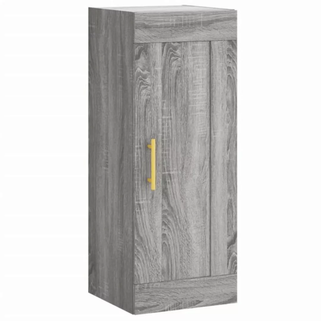 vidaXL Kleiderschrank Wandschrank Grau Sonoma 34,5x34x90 cm Holzwerkstoff günstig online kaufen