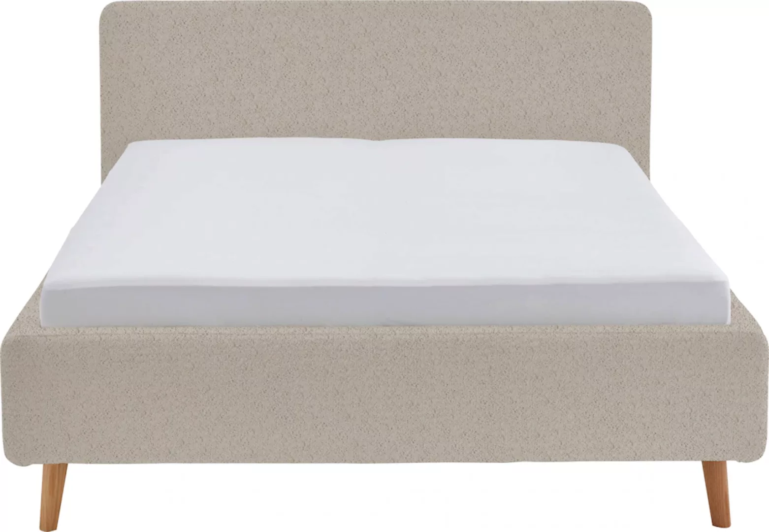 meise.möbel Polsterbett aus Polyester in beige. Abmessungen (LxBxH) 221x201 günstig online kaufen