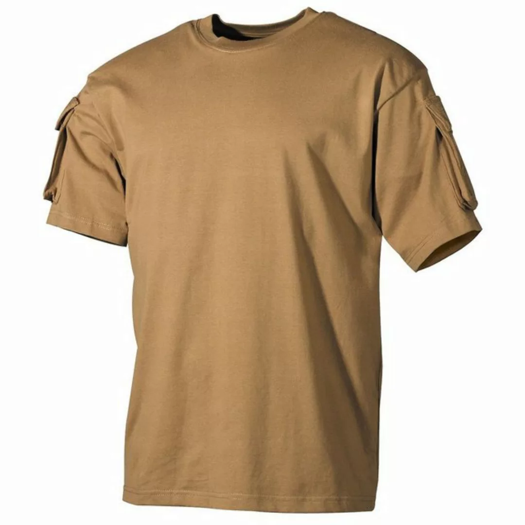 MFH T-Shirt Outdoor T-Shirt, halbarm, coyote, mit Ärmeltaschen XL günstig online kaufen