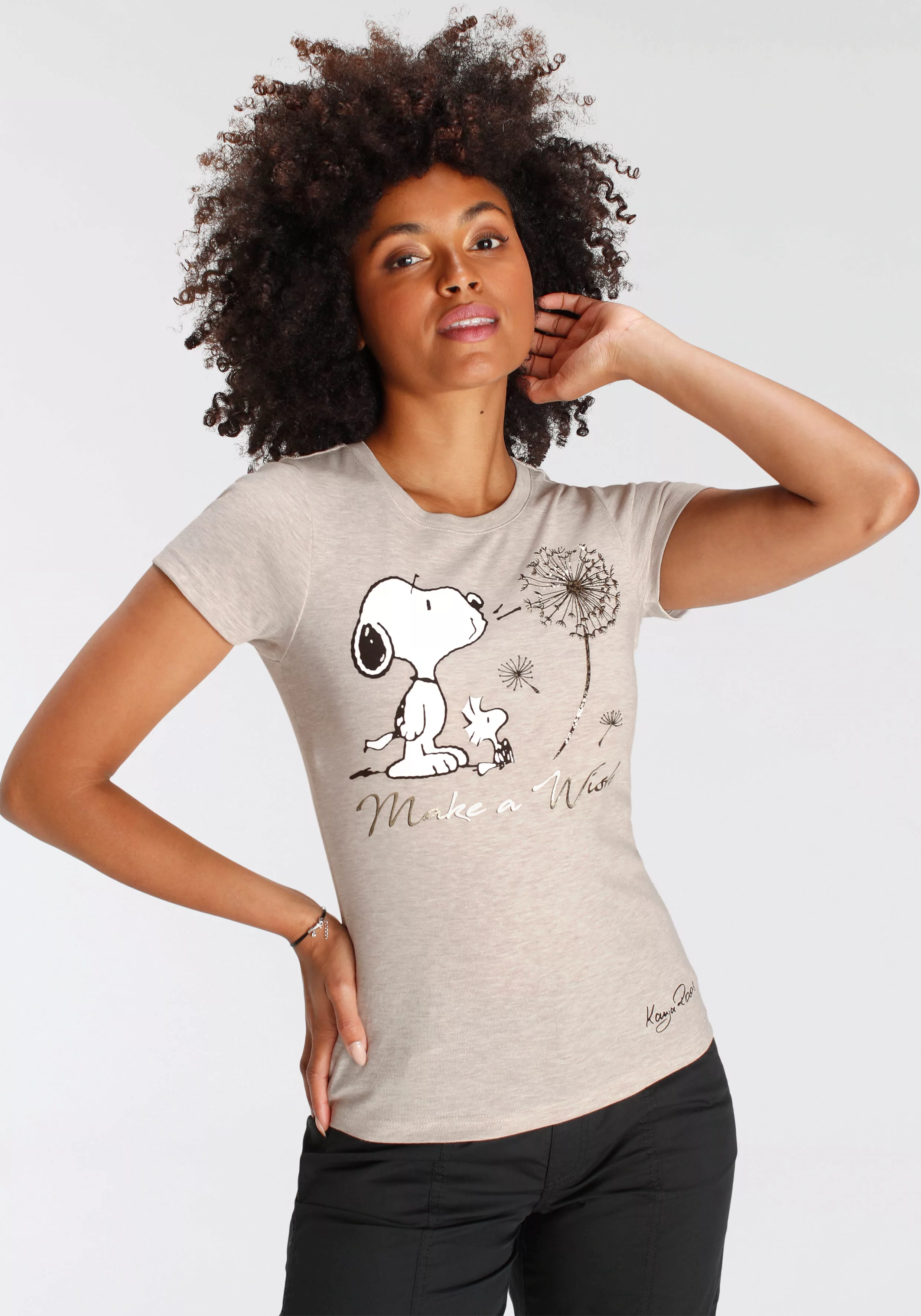 KangaROOS Kurzarmshirt mit lizensiertem Snoopy Print Originaldesign günstig online kaufen