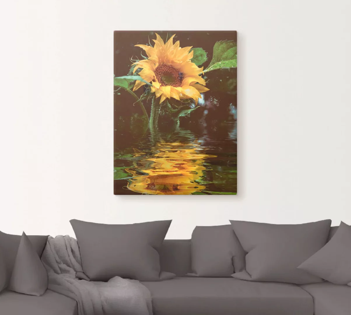 Artland Wandbild "Sonnenblume", Blumen, (1 St.), als Alubild, Outdoorbild, günstig online kaufen