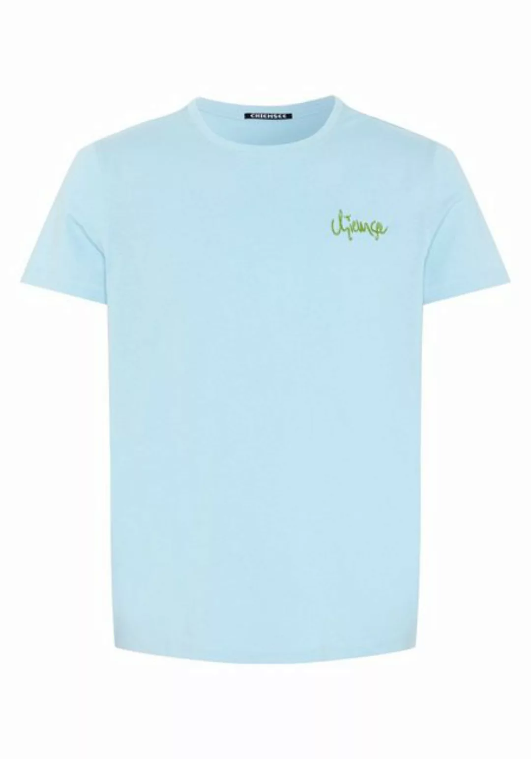 Chiemsee Print-Shirt T-Shirt mit Blattmotiv und Schriftzug 1 günstig online kaufen