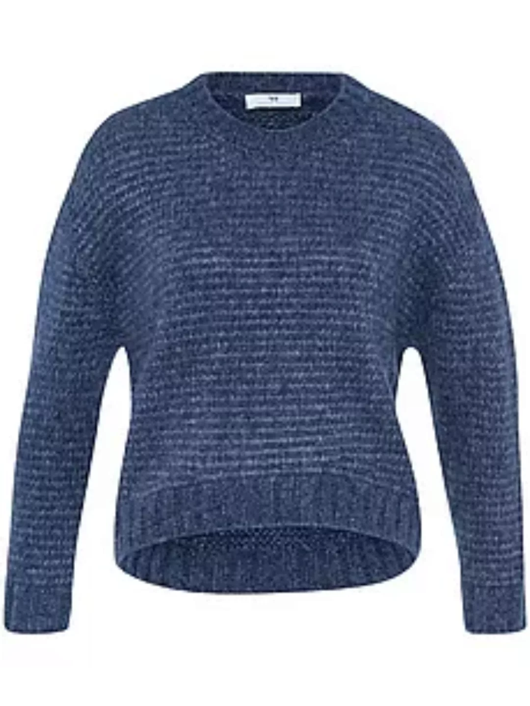 Rundhals-Pullover Peter Hahn blau günstig online kaufen