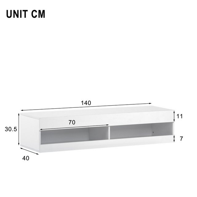 autolock TV-Schrank LED TV-Lowboard mit Variable LED-Beleuchtung Hochwertig günstig online kaufen