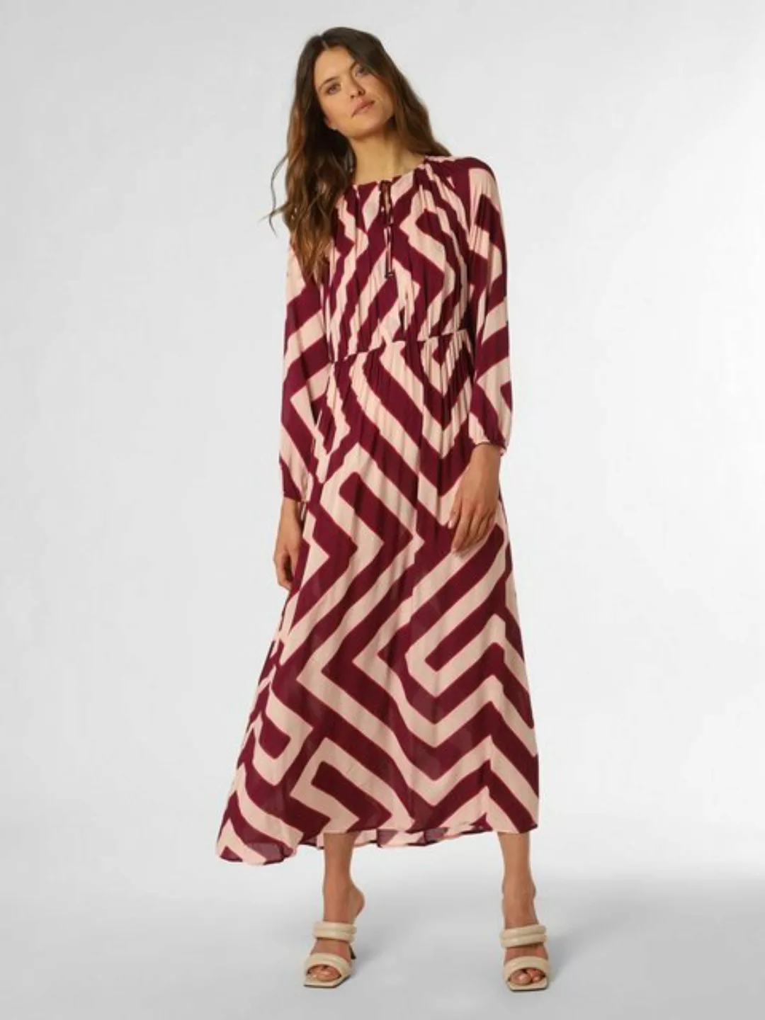 Comma Maxikleid Viskosekleid mit Unterkleid günstig online kaufen